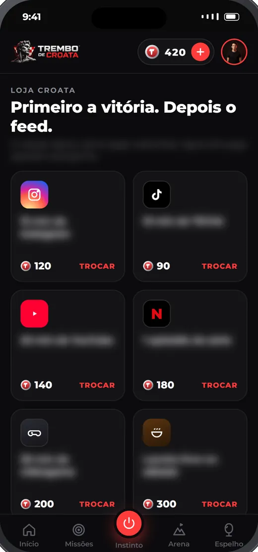 Loja Croata no app Trembo de Croata